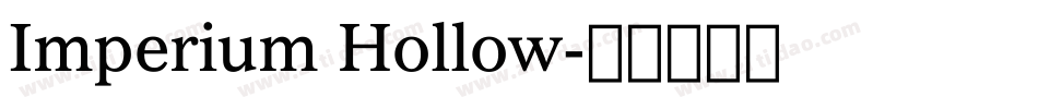 Imperium Hollow字体转换